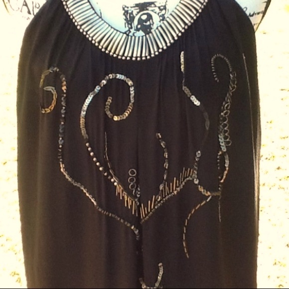 Vintage Trapeze Silk dress - Picture 2 of 7